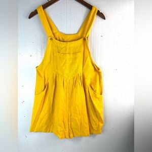 Cervicala S Fun Pocketed Shortalls in Bold Yellow
